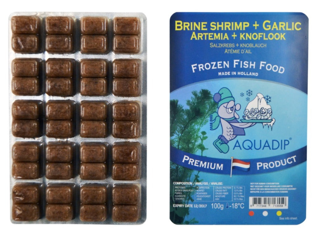 Aquadip - Frozen Artemia Brine Shrimp + Garlic